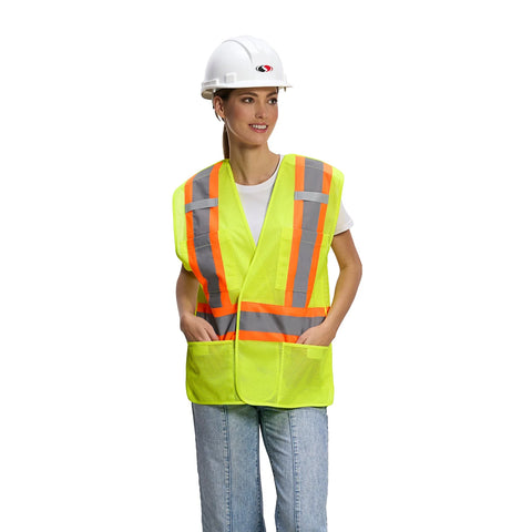 Sentinel Mesh HiVis 5 Point Tearaway Vest Dual Sized
