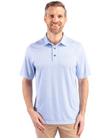 Cutter & Buck Pike Double Dot Print Stretch Mens Big and Tall Polo