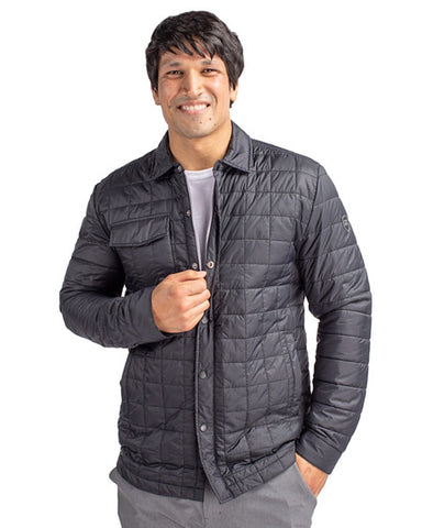 Cutter & Buck Rainier PrimaLoft® Mens Eco Insulated Quilted Shirt Jacket