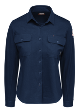 Bulwark FR Womne's FR Flex Knit Button Down Shirt