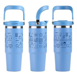 000744 SENSO® Venture DuoFlow 30 oz Vacuum Insulated Stainless Steel Travel Tumbler