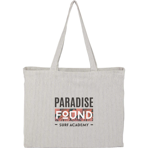 Striped Pacific Recycled Cotton Shopper Tote