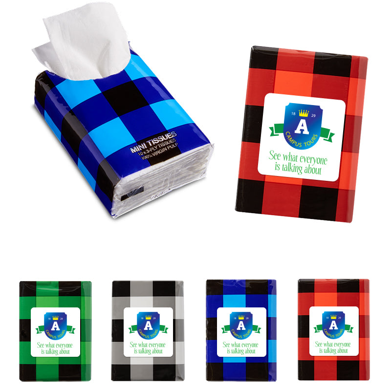 Buffalo Plaid Mini Tissue Packet
