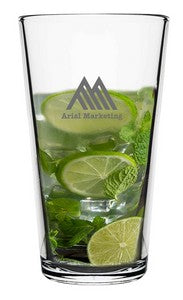 ~ Vista, 20oz clear mixing glass with heavy base - Bulk Packaging/Pallet