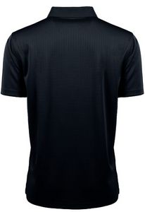 Zorrel® Men's Paseo Dot Stripe Jacquard Stripe Polo Shirt