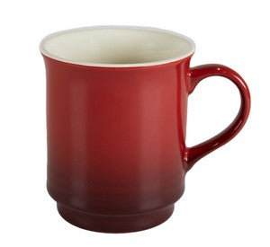 Oxford 14oz gradient red/cream ceramic mug in a Ripple gift box