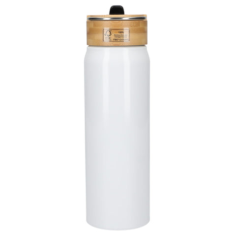 Billy 26oz Eco-Friendly Aluminum Bottle W/ FSC® 100% Bamboo Lid