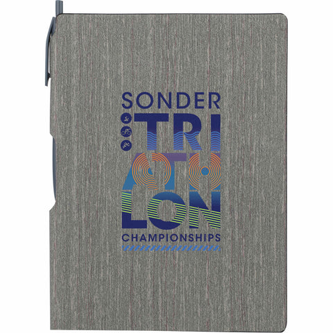 6'' x 8.5'' FSC® Mix Bari Notebook with Pen