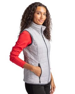 Cutter & Buck Rainier PrimaLoft? Womens Eco Insulated Full Zip Puffer Vest