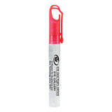 "SprayClip" 10 ml. Antibacterial Hand Sanitizer Spray Pump Bottle with Carabiner Clip Cap