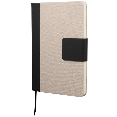 5.5'' x 8.5'' FSC® Recycled Canvas Bound Notebook