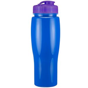 24 Oz. Contour Bottle w/ Flip Top Lid - Solid Colors