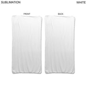 Ultra Soft and Smooth 2-Tone Microfleece Blanket, 30x60, Sublimated Edge to Edge 2 sides