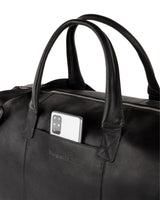 Bugatti Sartoria Leather Duffle bag - Black