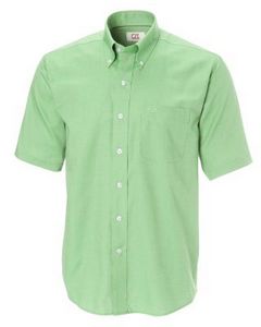 Cutter & Buck Epic Easy Care Nailshead Mens Short Sleeve Dress Shirt