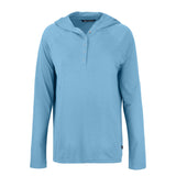 Cutter & Buck Coastline Epic Comfort Eco Recycled Womens Hooded Shirt