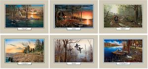 Full Colour Woodland Retreat Spiral Wall Calendar