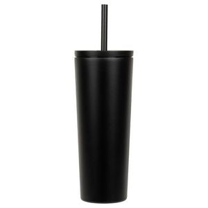 Bradford 24 oz Vacuum Insulated Stainless Steel Tumbler with Straw