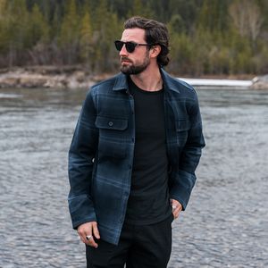 000846 Stormtech Men's Highland Plaid Shacket