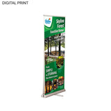 24Hr Express Ship- Premium Retractable Pull Up Banner Double sided Graphics (33.5"x79")