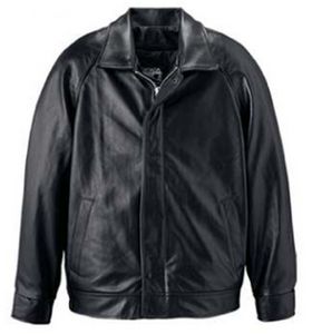 Custom Deercow Leather Full Zip Jacket