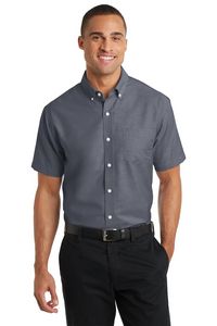 Port Authority® SuperPro™ Short Sleeve Oxford Shirt