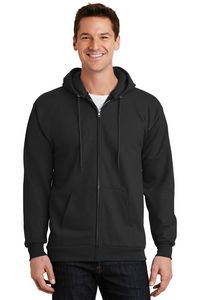 Port & Company® Men's Essential Fleece Full-Zip Hooded Sweatshirt
