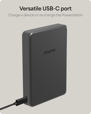 mophie Slim 10,000 mAh Qi 2 Wireless Power Bank