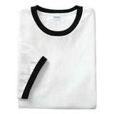 White/Jet Black Blank Fold View