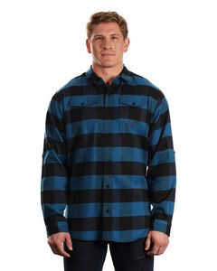 Burnside Men's Plaid Flannel Shirt
