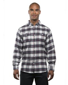 Burnside Men's Plaid Flannel Shirt