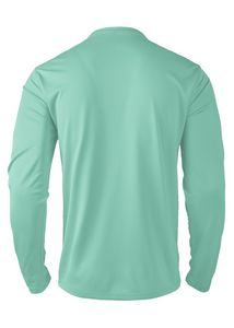 Zorrel® Men's Barbados Syntrel™ Long-Sleeve Popcorn Knit Tee Shirt