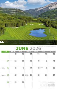Galleria Wall Calendar 2026 Golf Tips