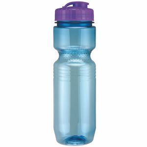 26 Oz. Translucent Jogger Bottle with Flip Top Lid