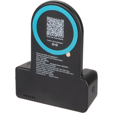 Phone Grip 5000 mAh MagClick™ Powerbank and Shutte