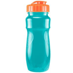 Aqua Blue/Neon Orange Lid Blank