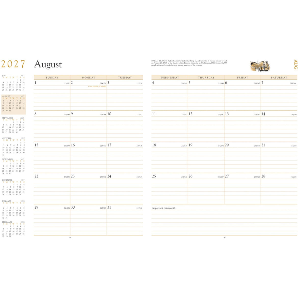Monthly Schedule Planner