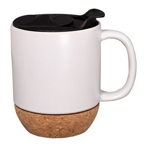14 Oz. Ceramic Mug w/Cork Base