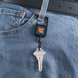 Roundup Retractable Keychain