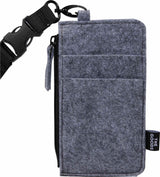 THE GOODS™ Recycled Felt Lanyard Wallet