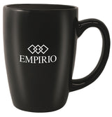 Houston 16oz gloss black ceramic mug