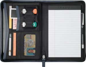 Pedova™ Jr. Zippered Padfolio with FSC® Mix Paper