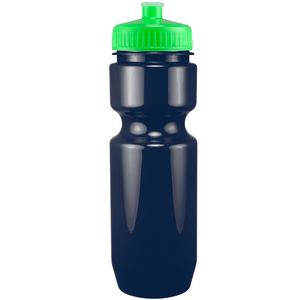 22 Oz. Bike Bottle w/ Push Pull Lid - Solid Colors