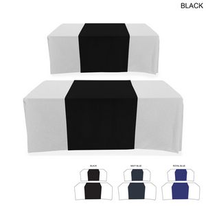 Polycotton Twill Table Runner, 30x90, Covers Front, Top and Back, Blank only