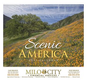 Scenic America® Appointment Calendar - Spiral