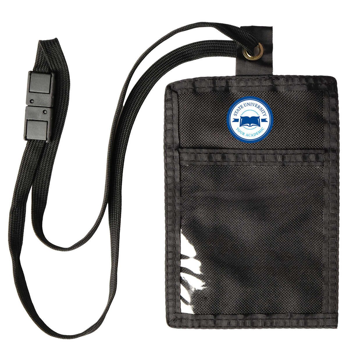 Identification Holder: 600D Polyester