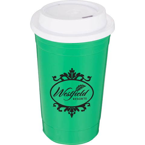 The Traveler Insulated Cup 16 oz. w/ Lid