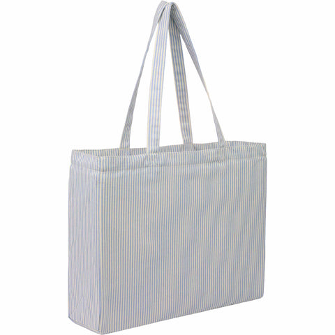 Striped Pacific Recycled Cotton Shopper Tote