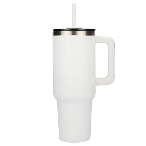 Pinnacle 40 oz Vacuum Insulated Eco-Friendly Travel Tumbler With Straw