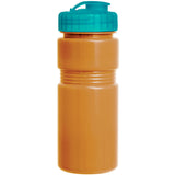 Orange/Translucent Aqua Blue Lid